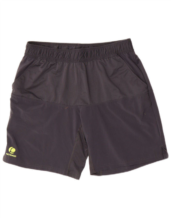 Decathlon Mens Sport Shorts Medium  Grey Polyester