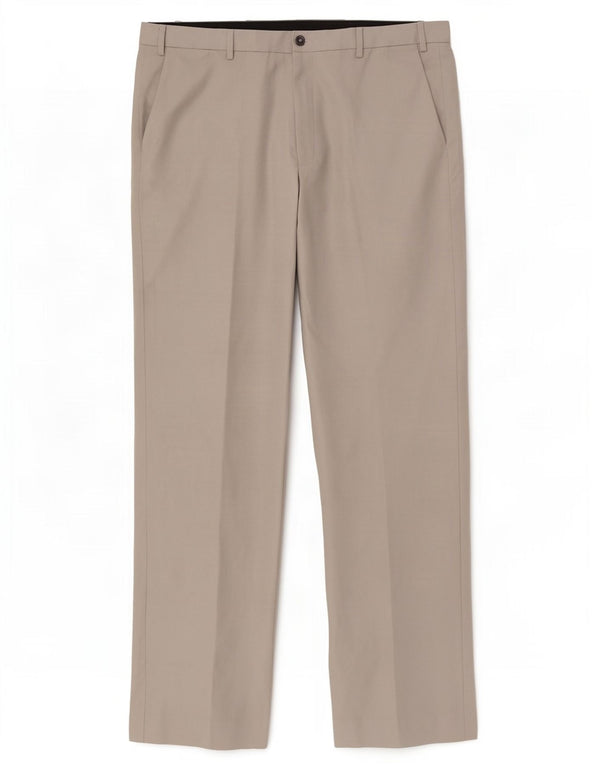 Pantaloni chino vestibilità regolare da uomo Marks & Spencer W40 L31 poliestere beige