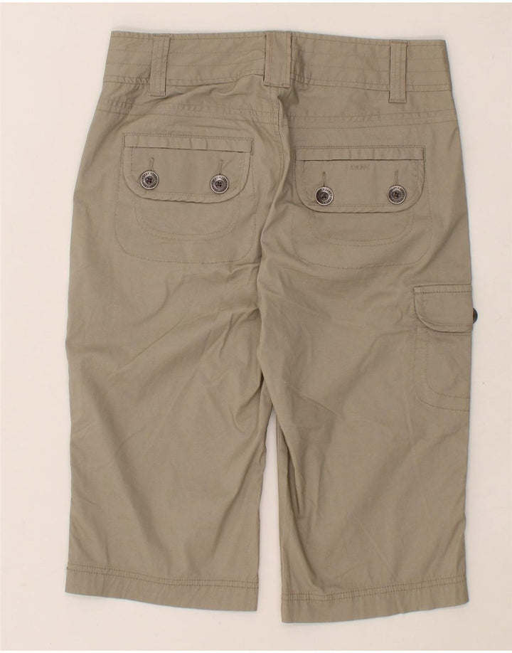 DKNY Womens Cargo Bermuda Shorts US 2 XS W28  Khaki Cotton Vintage Dkny and Second-Hand Dkny from Messina Hembry 
