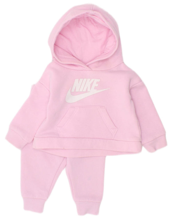 Nike Survêtement complet à capuche graphique pour bébé fille 0-3 mois Rose