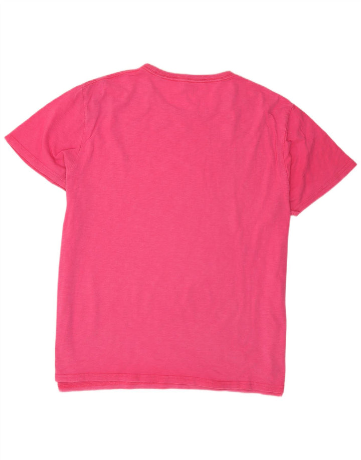 Joules Mens T-Shirt Top 2XL Pink Cotton