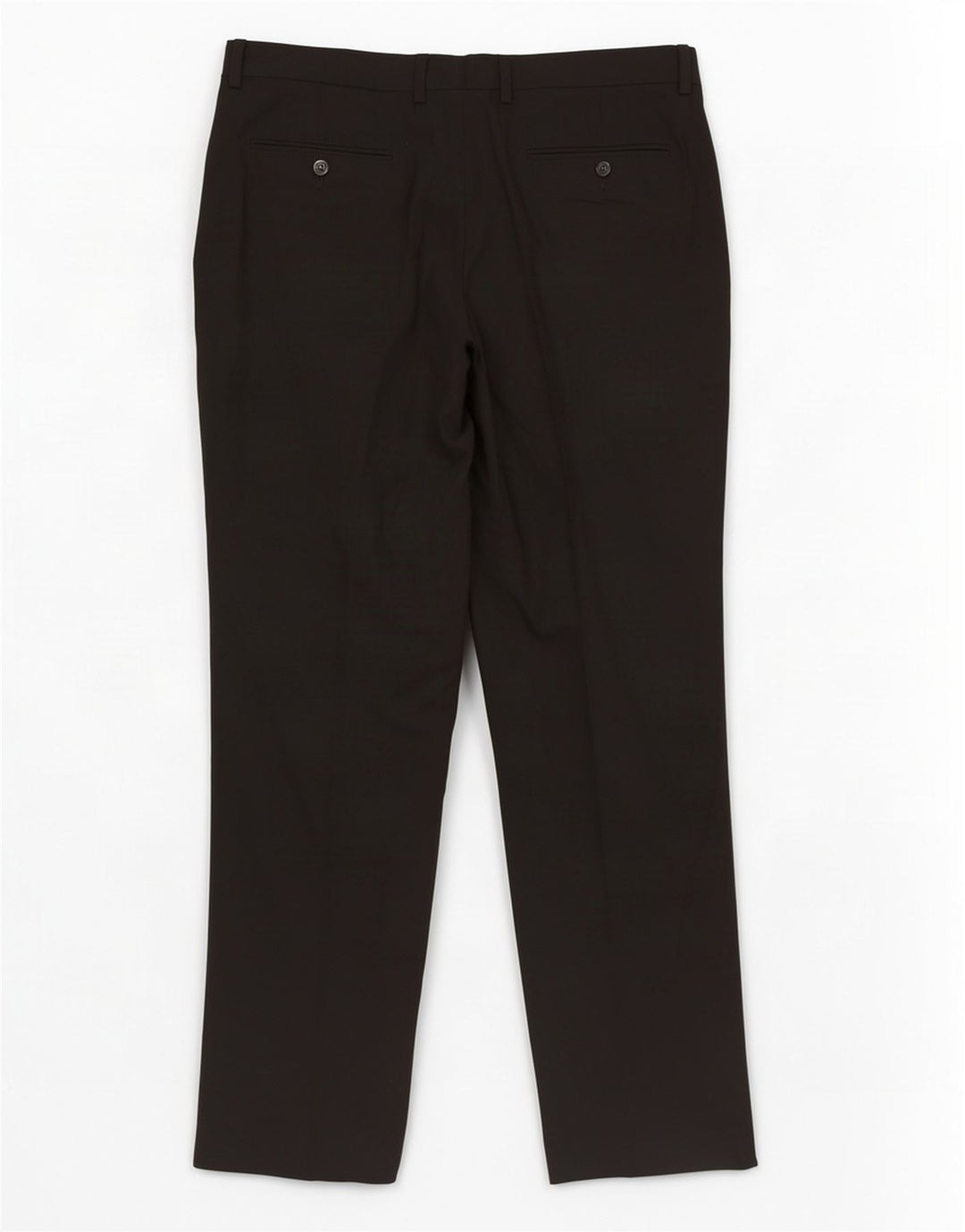 Zara Womens Straight Suit Trousers EU 40 Medium W31 L29 Black Polyester