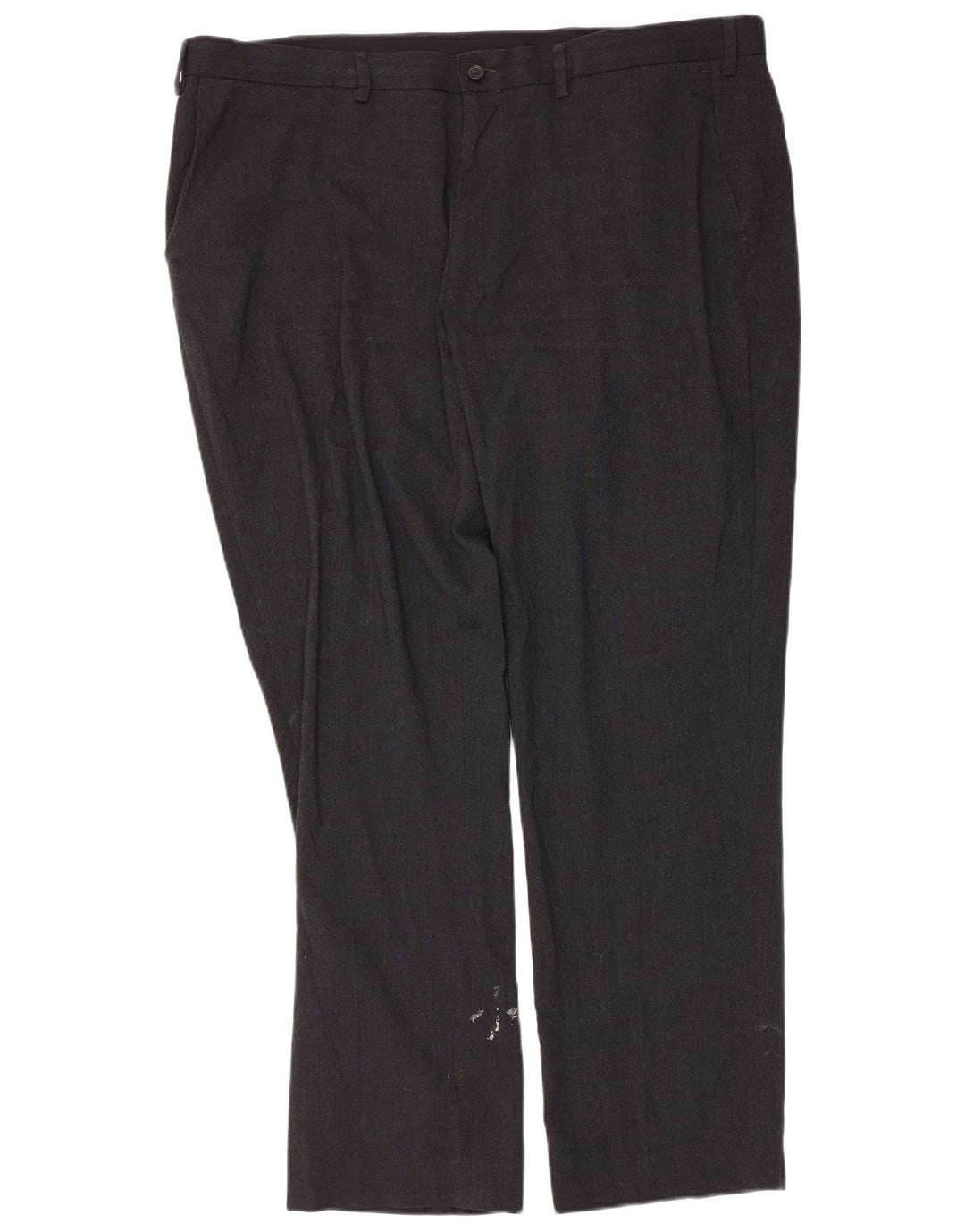 Marks & Spencer Mens Tailored Straight Chino Trousers W42 L30 Black
