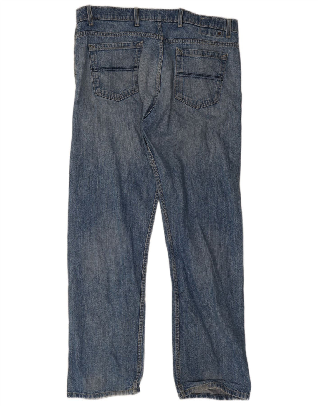 Marks & Spencer Herre Blue Harbor Straight Jeans W38 L33 Blue Cotton