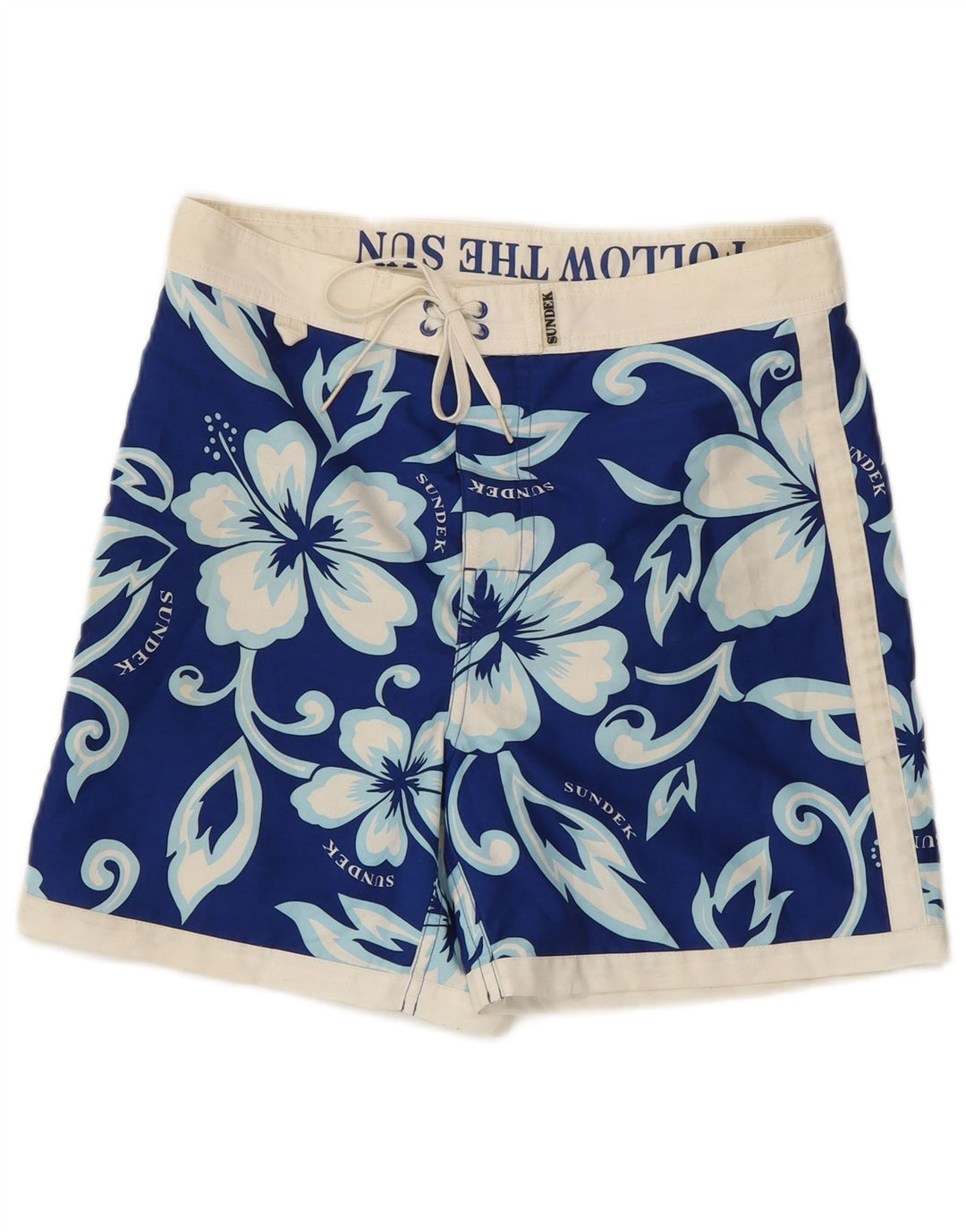 Sundek Herre badeshorts Small Blue Floral