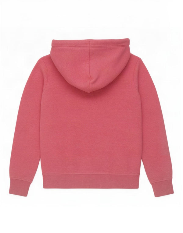 Maglione con cappuccio e zip da donna Superdry UK 8 piccolo cotone rosa
