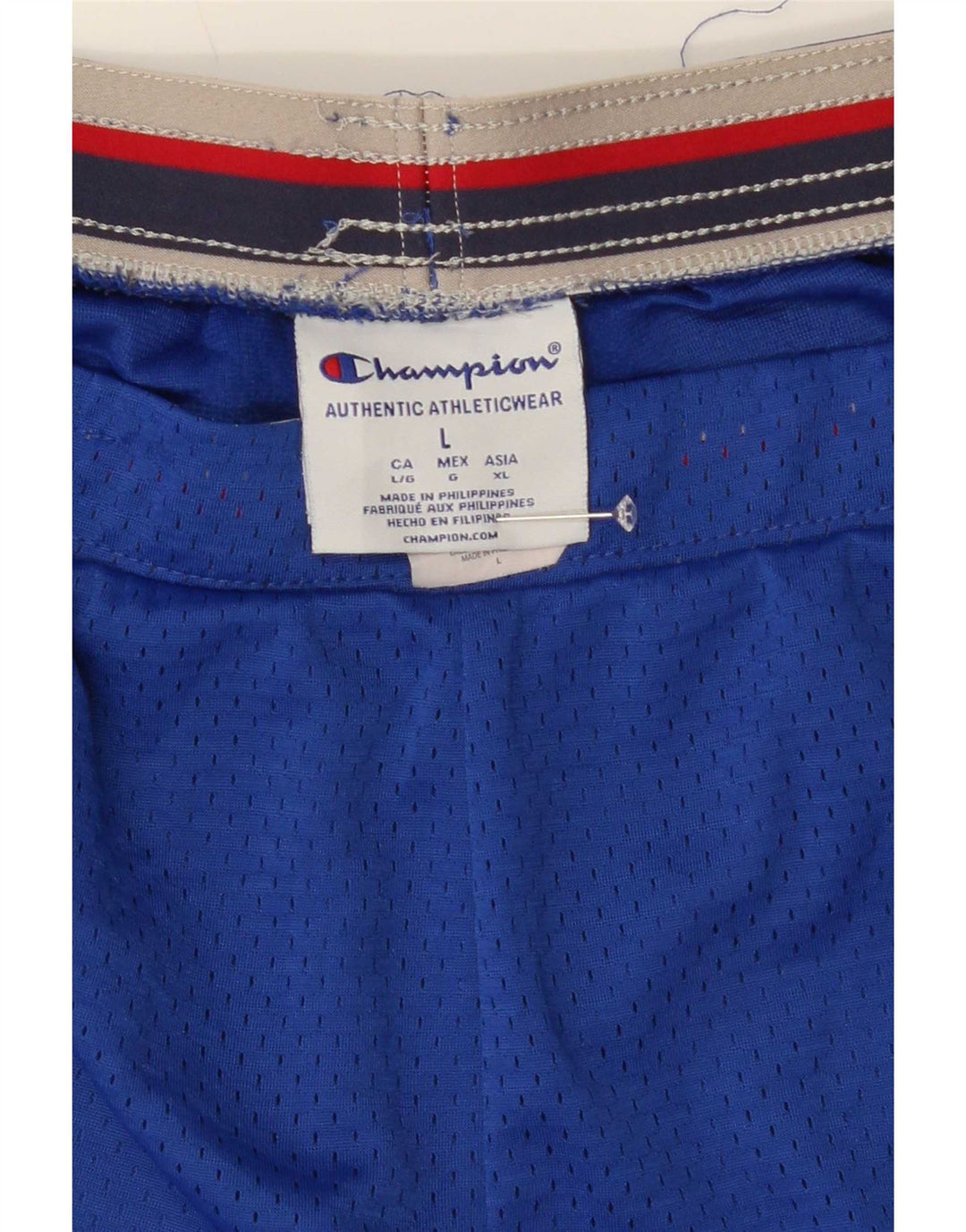 Champion Herre sportsshorts Large Blue Polyester