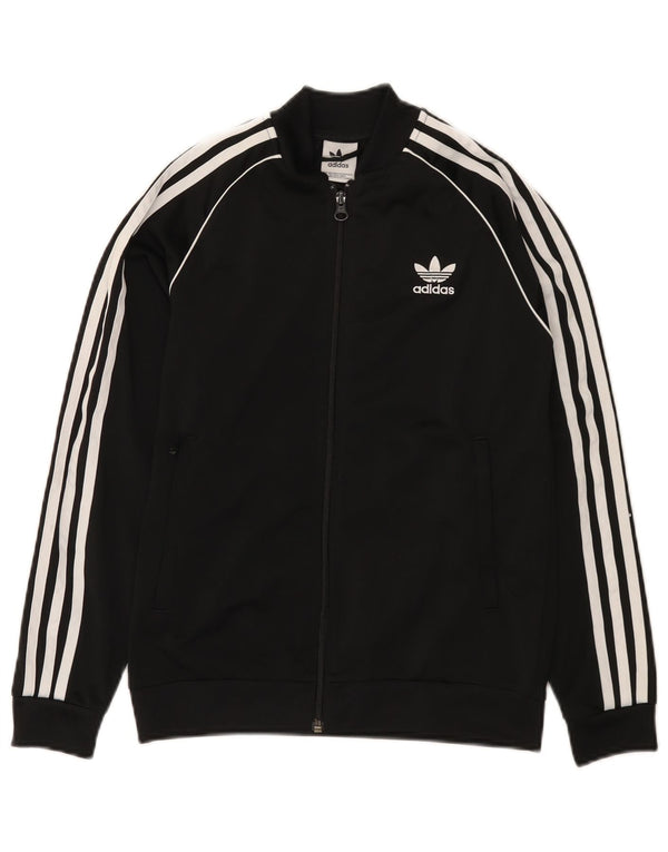 Veste de survêtement Adidas Garçon 11-12 ans Noir Polyester