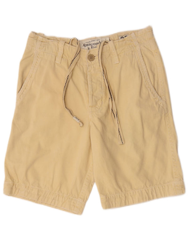 Мужские шорты чинос Abercrombie & Fitch W28, маленькие, бежевые, хлопок
