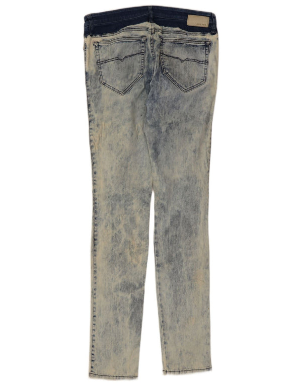Diesel Femme Skinzee Regular Super Slim Jean Skinny W29 L32 Bleu Coton