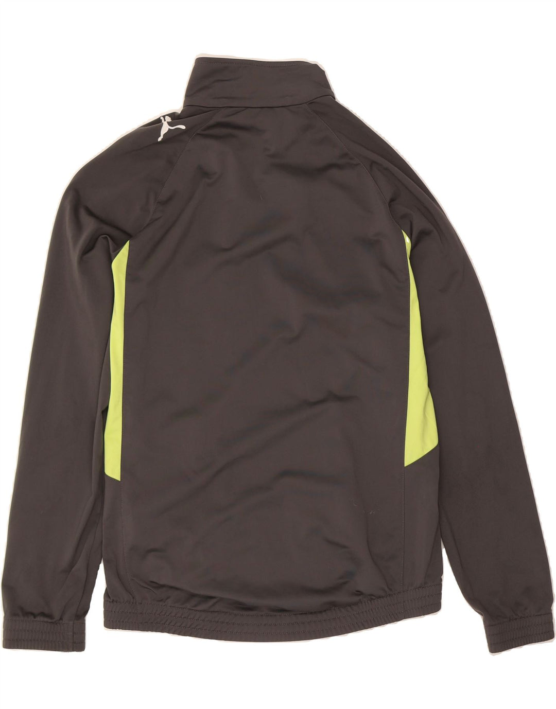 PUMA Mens Tracksuit Top Jacket Medium Grey Colourblock Polyester Vintage Puma and Second-Hand Puma from Messina Hembry 