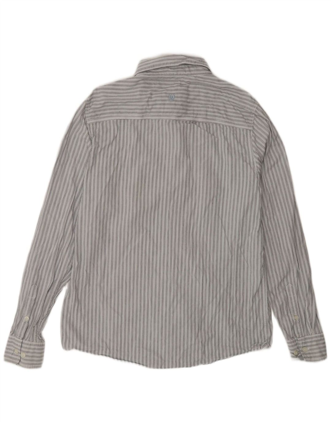 Fat Face Mens Shirt Medium Blue Striped Cotton
