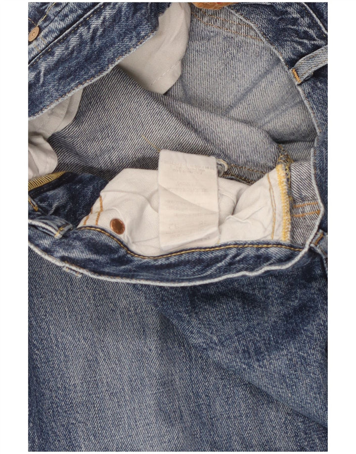 Replay Womens Straight Jeans W28 L32 Blue Cotton