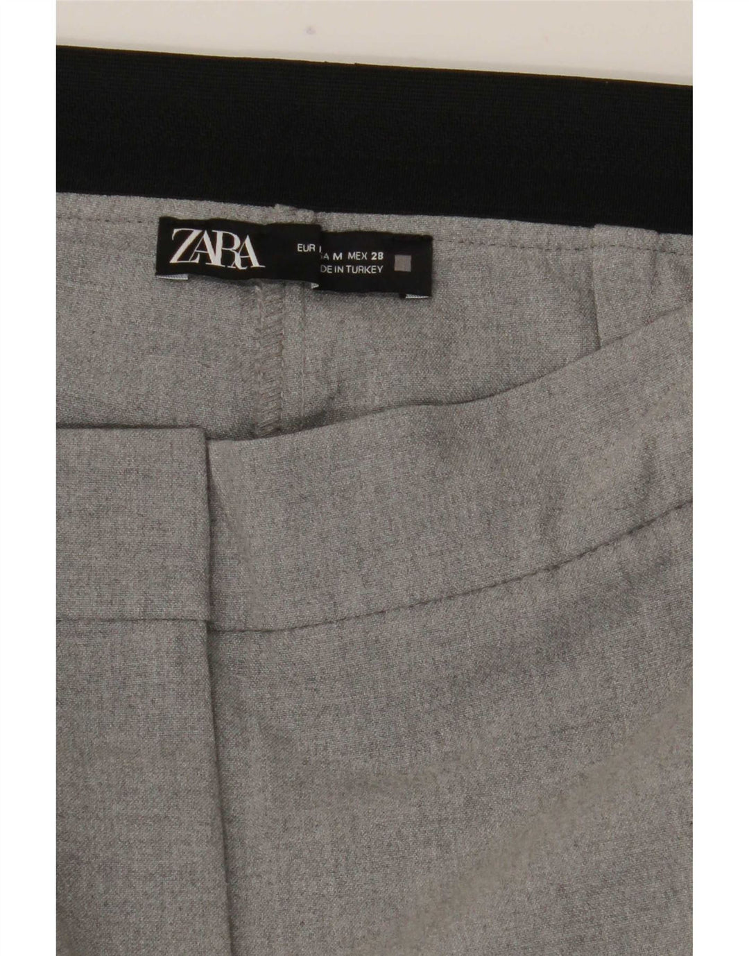 Zara Womens Slim Chino Trousers Medium W28 L27 Grey