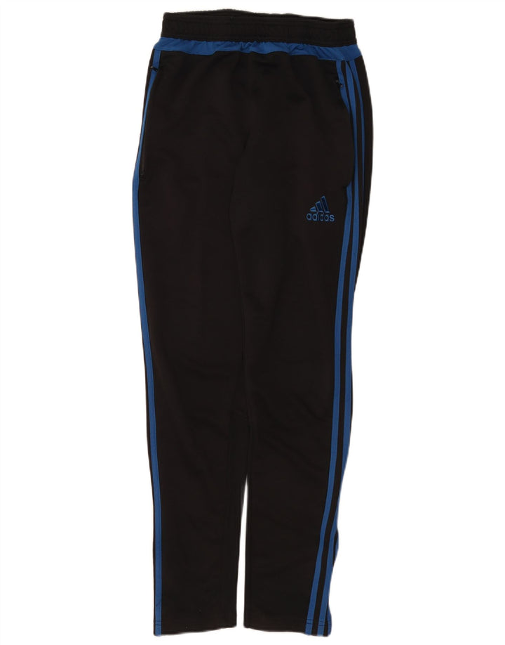 Ανδρική αθλητική φόρμα ADIDAS Παντελόνι μικρού μαύρου πολυεστέρα