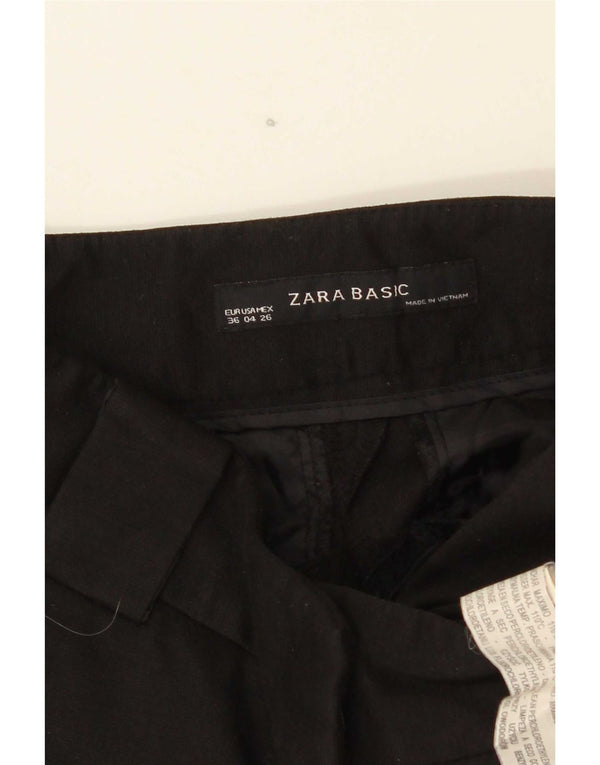 Spodnie damskie Zara Skinny Chino EU 36 XS W26 L28 Czarny poliester