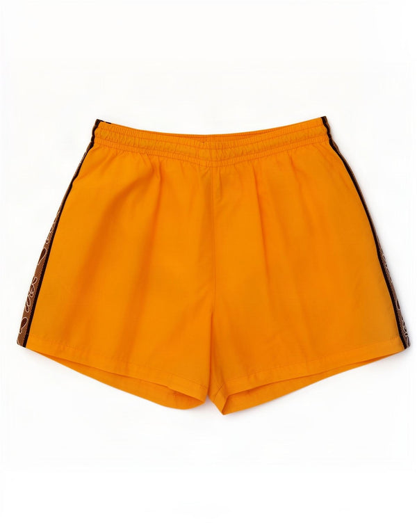 Pantaloncini da bagno Asics da uomo con grafica, grandi, colore giallo, in poliammide