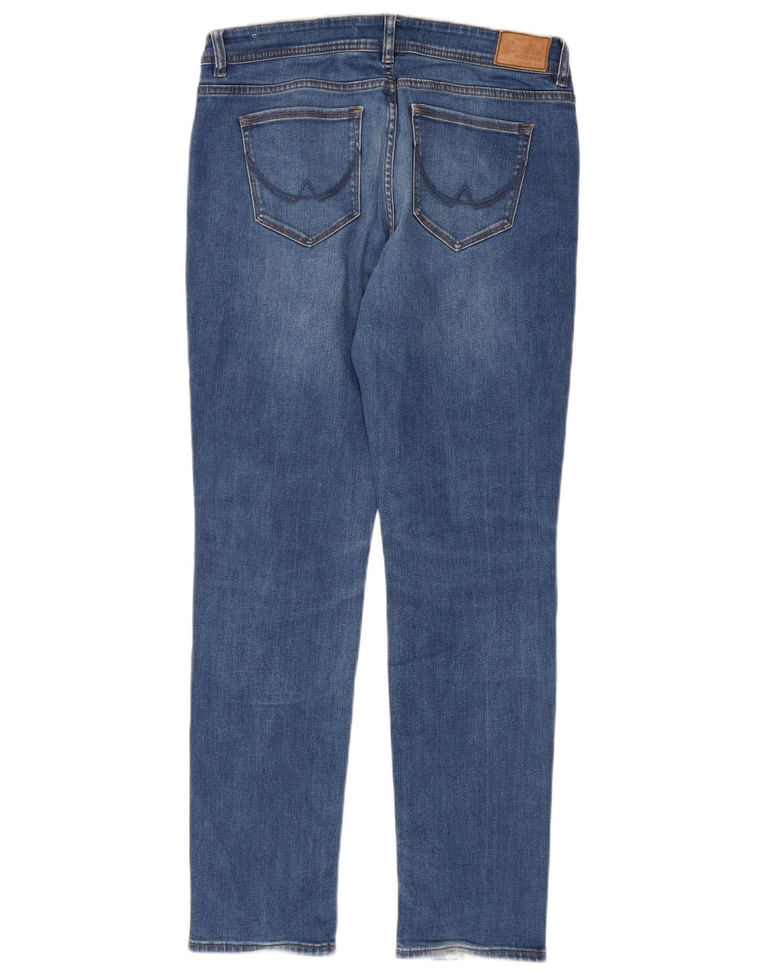 Superdry Dame Imogen Slim Jeans W32 L32 Blå Bomuld