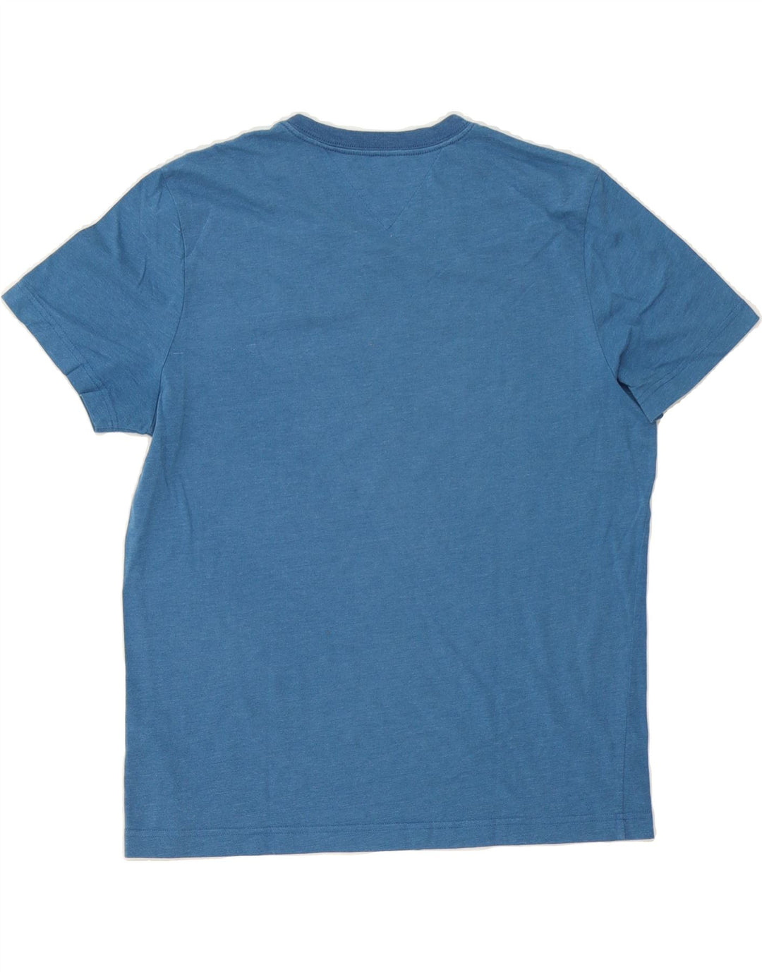 TOMMY HILFIGER Mens T-Shirt Top Medium Blue Cotton Vintage Tommy Hilfiger and Second-Hand Tommy Hilfiger from Messina Hembry 