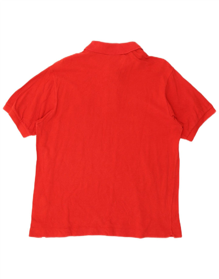 Lacoste Herren Poloshirt Größe 5 Large Rot