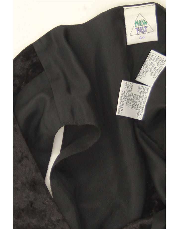 Neue Fast Damen Weste EU 44 XL Schwarz Polyester