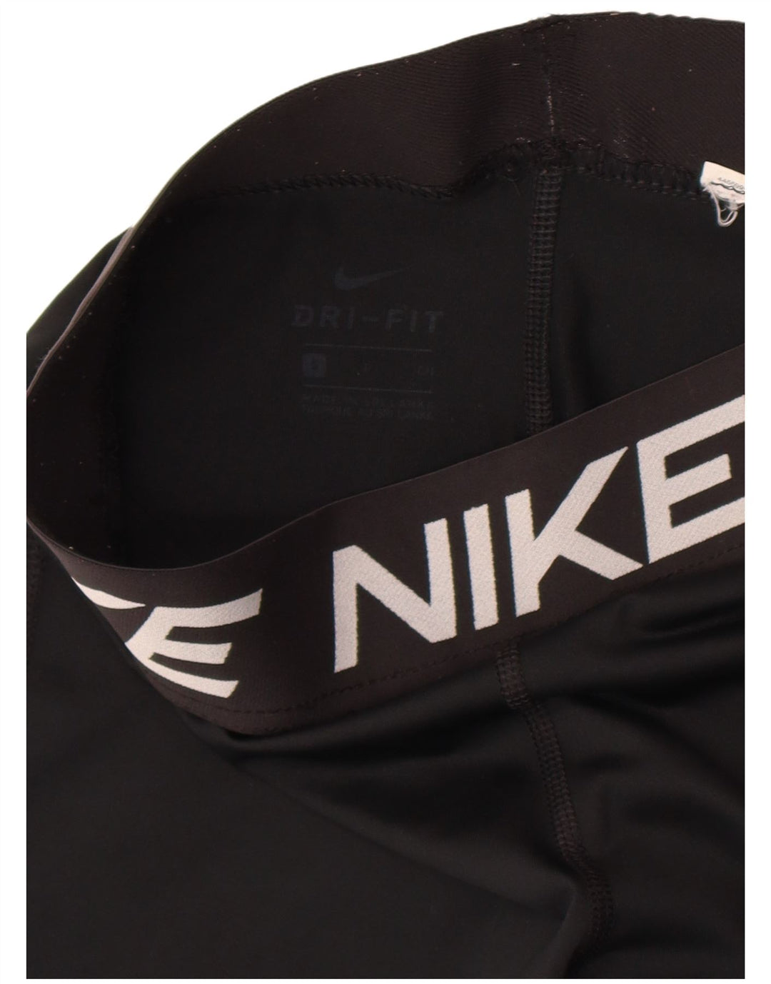 Leggings grafici Nike Dri Fit da donna UK 8 piccoli neri