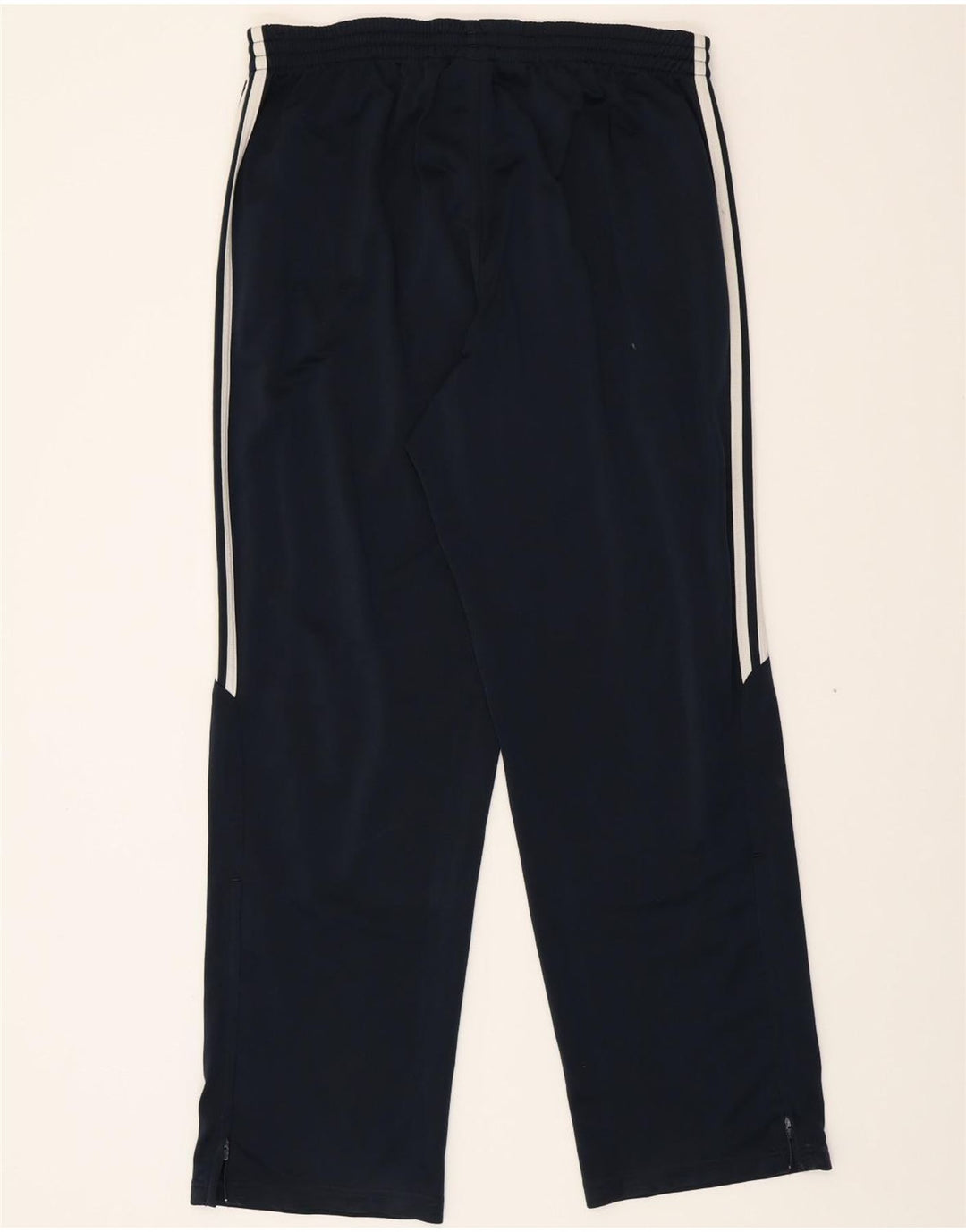 ADIDAS Mens Tracksuit Trousers UK 40/42 Medium  Navy Blue Polyester Vintage Adidas and Second-Hand Adidas from Messina Hembry 