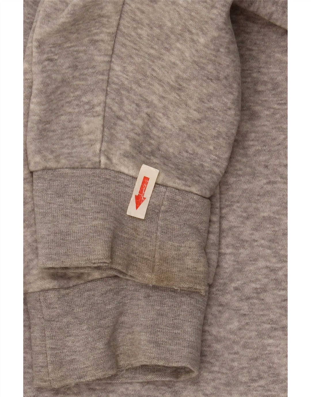 Adidas Mens Zip Hoodie Sweater Medium Grey Flecked
