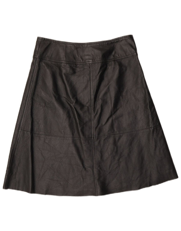 Gonna in pelle da donna H&M US 8 media W30 in pelle nera