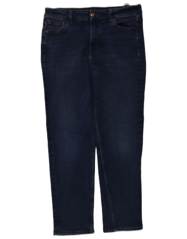 Marks & Spencer Dame Slim Jeans UK 16 Large W34 L27 Navy Blue Bomuld