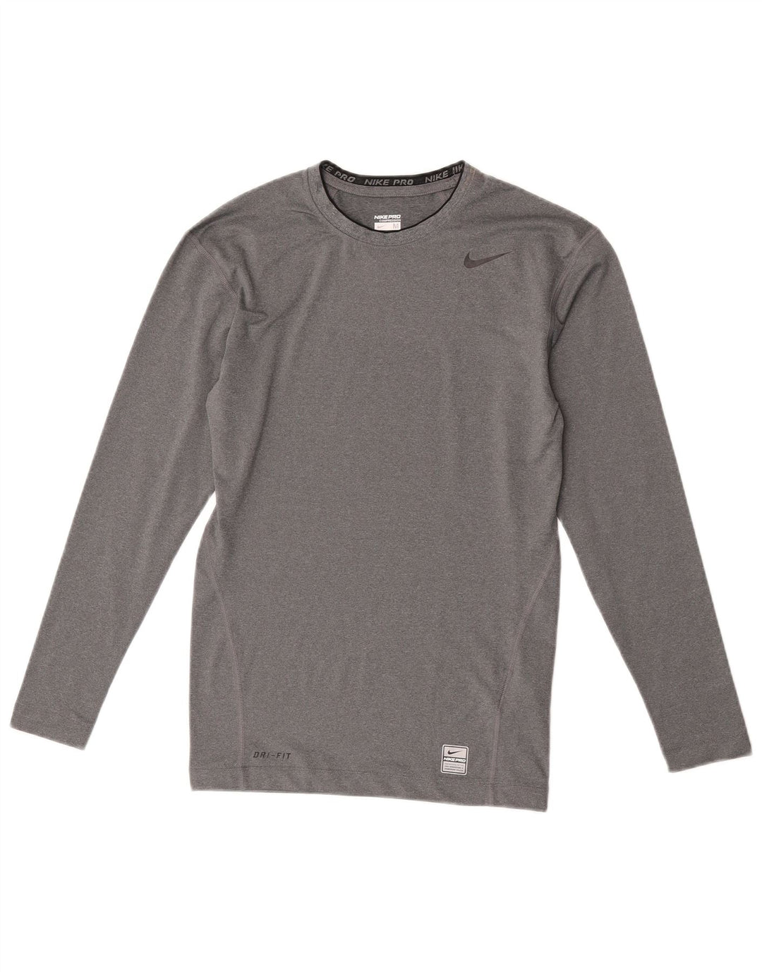 Nike Compression Top Langærmet Medium Grey Flecked Polyester