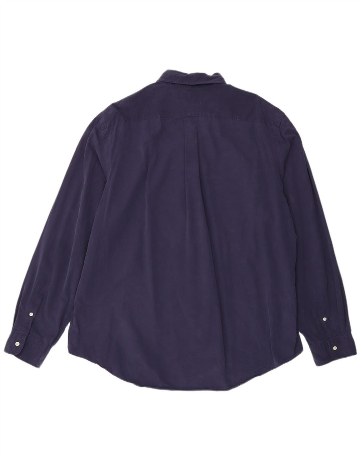 Ralph Lauren Mens Shirt 2XL Navy Blue Cotton