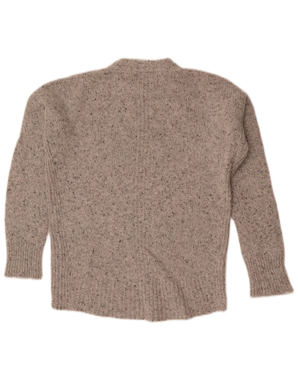 Damski sweter z okrągłym dekoltem John Lewis UK 8 Small Grey Flecked