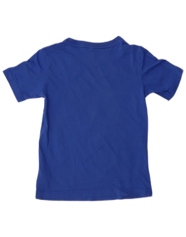 Adidas Jungen Graphic T-Shirt Top 9–10 Jahre, blaue Baumwolle