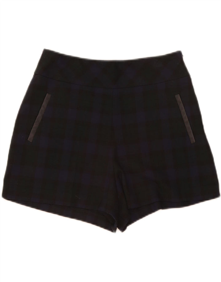 Oasis Womens Casual Shorts UK 10 Small W29 Multicolored Check