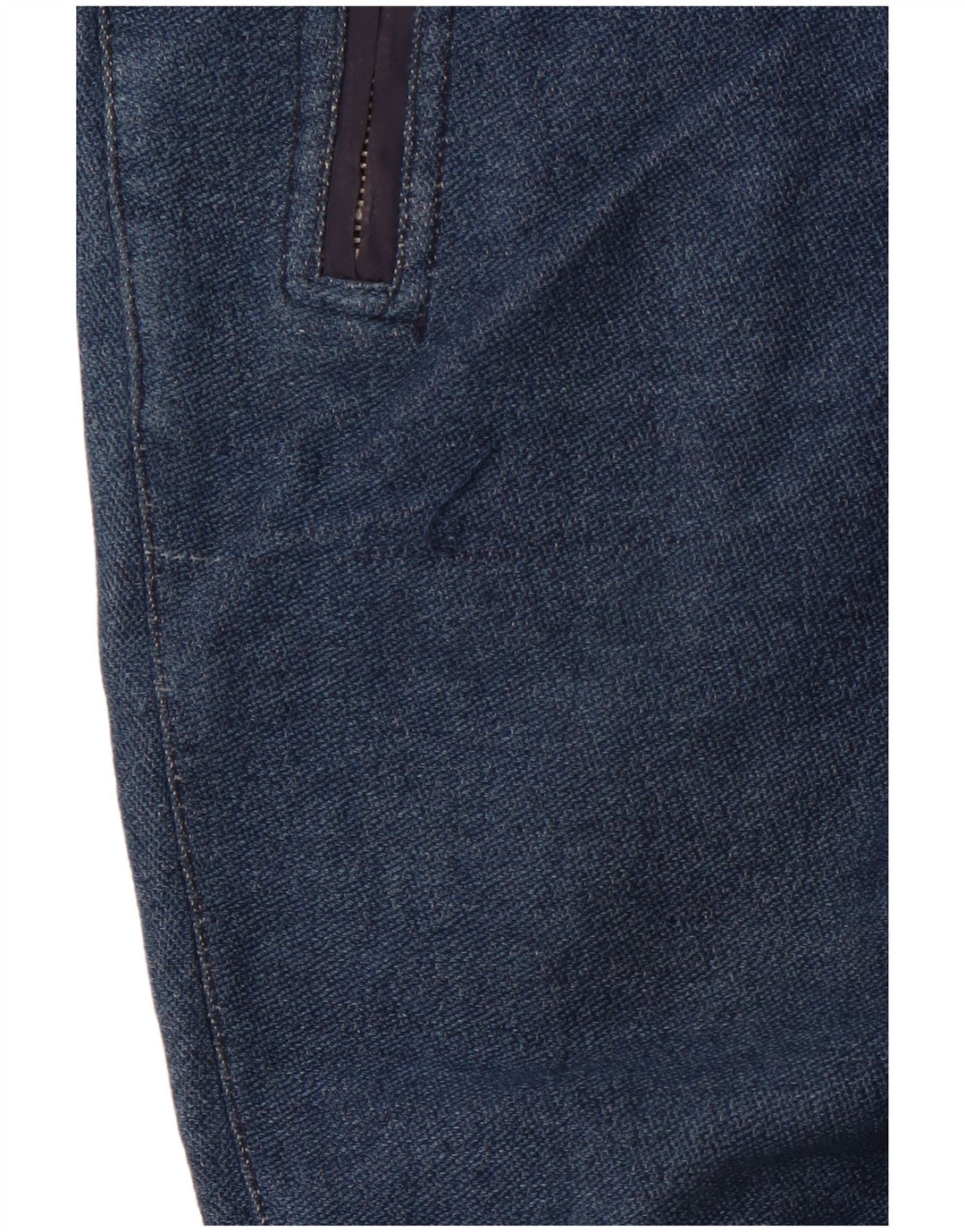 ZARA Mens Joggers Cropped Trousers XL Blue Cotton