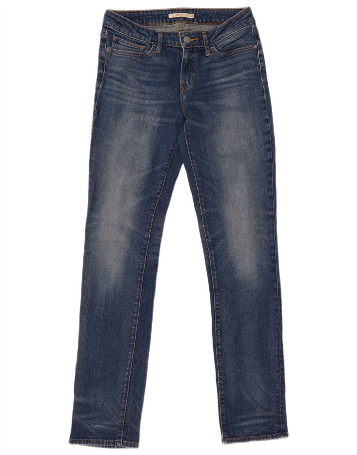 Levi's Dame 712 Slim Jeans W28 L31 Blå