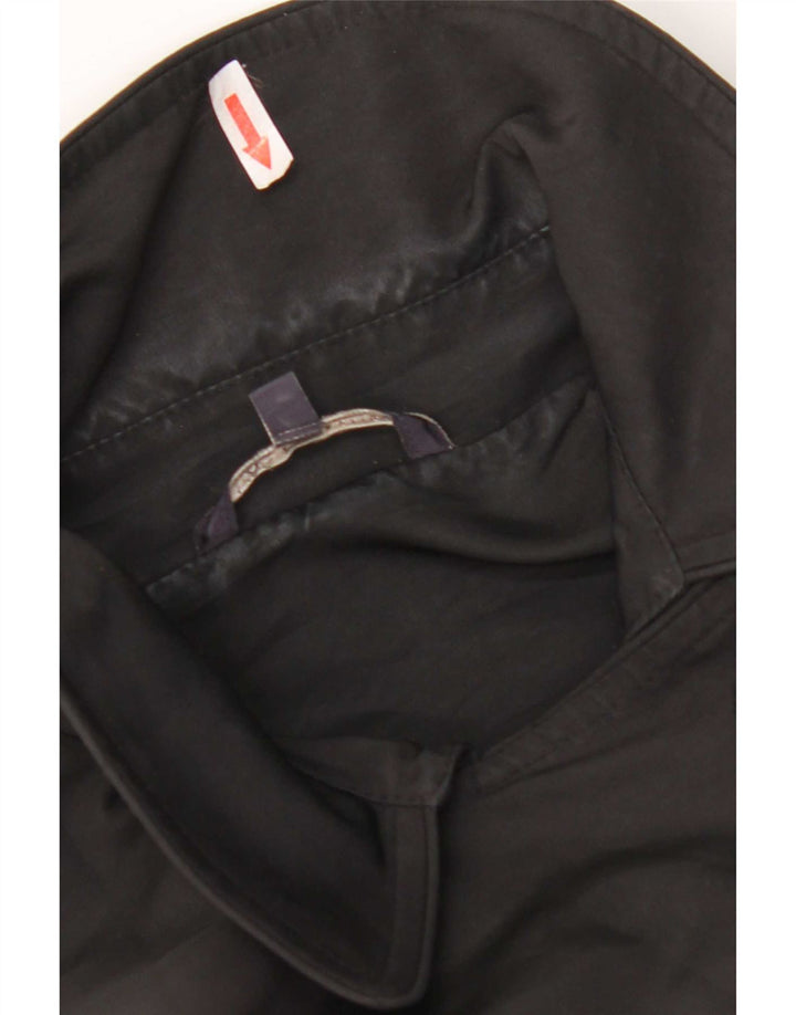 Marks & Spencer Gabardina para mujer UK 10 Small Poliéster negro