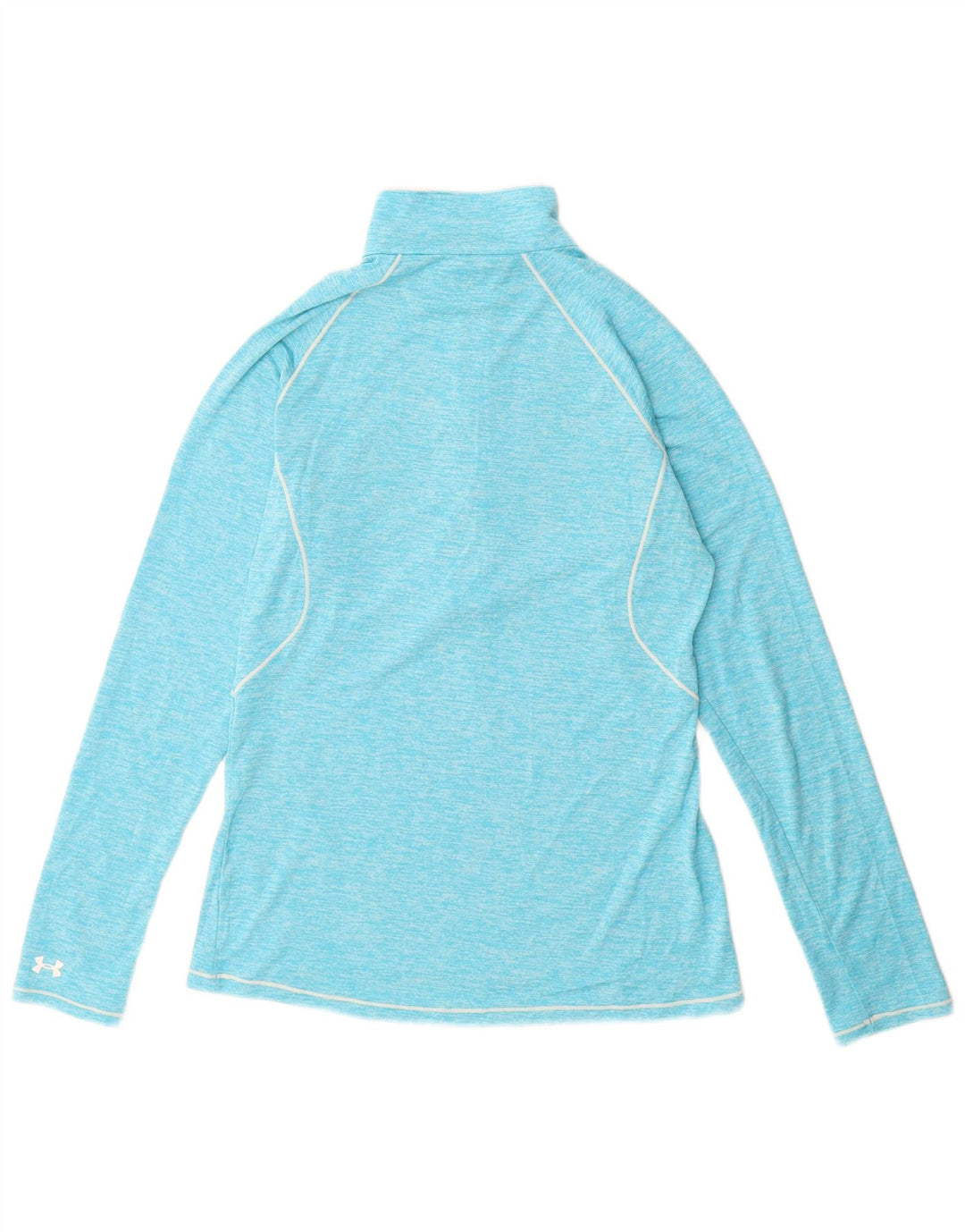 UNDER ARMOUR Dame Heat Gear Pullover Træningsdragt Top UK 12 Medium Blue