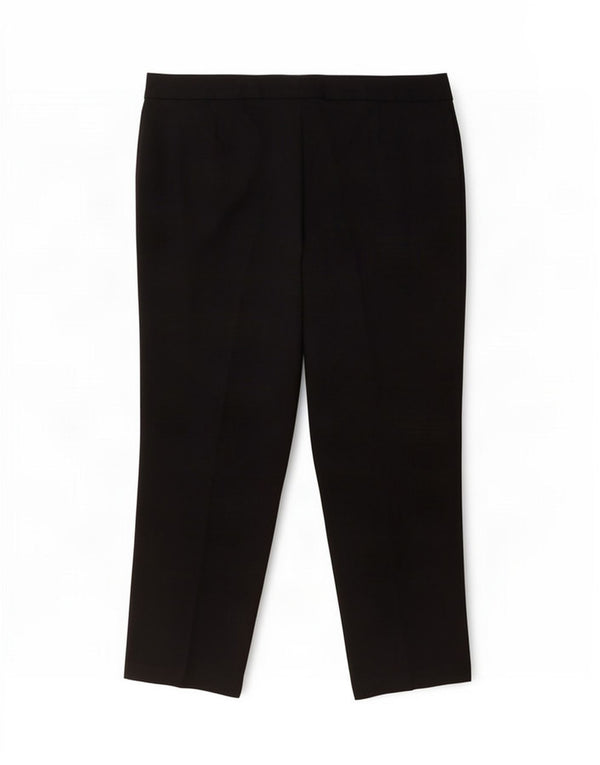 Marks & Spencer Pantalon de costume droit pour femme UK 16 Large W36 L26 Noir