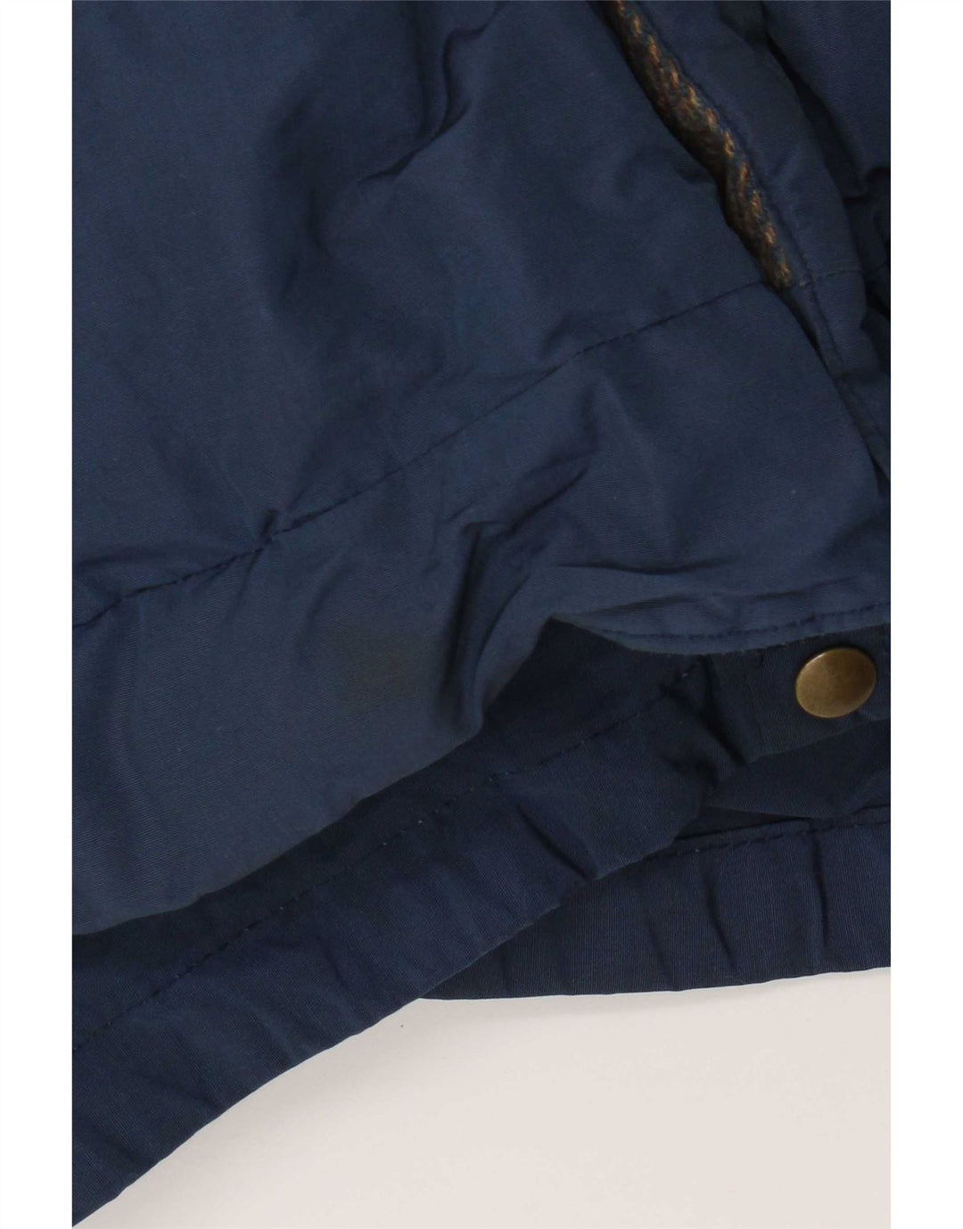 Woolrich Veste Bomber Homme UK 40 Large Bleu Marine Coton