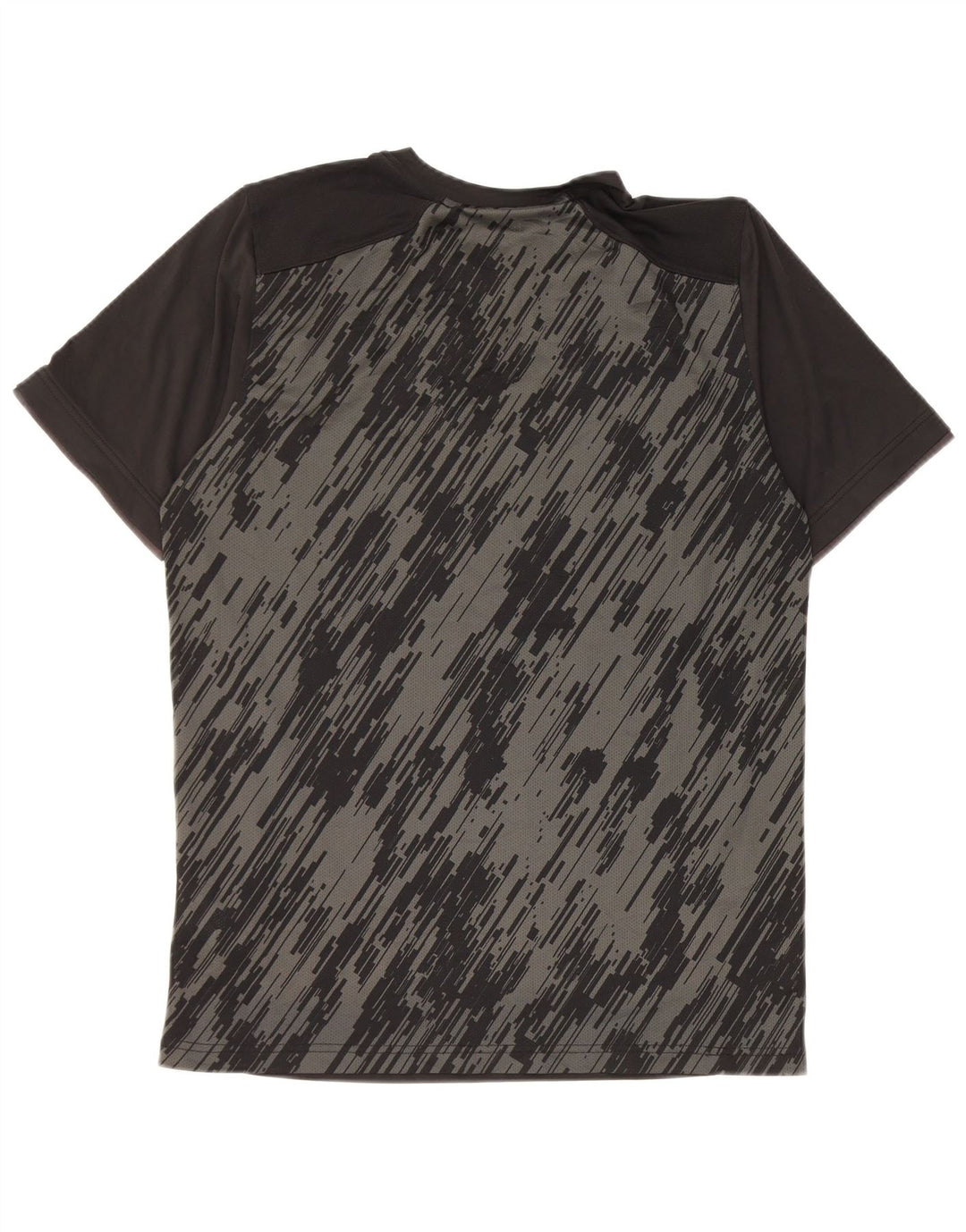 T-shirt Nike da uomo Dri Fit Top in poliestere geometrico nero medio