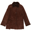Cappotto in shearling da donna Mabrun IT 46 Shearling grande marrone