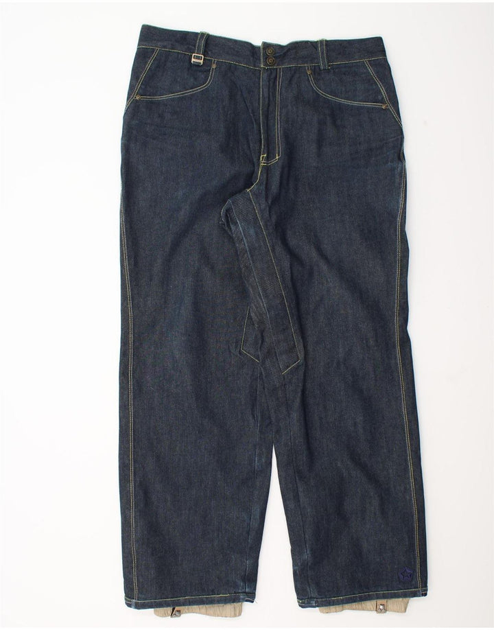 Sessions Mens Limited Edition Straight Jeans Large W38 L33 Navy Blue