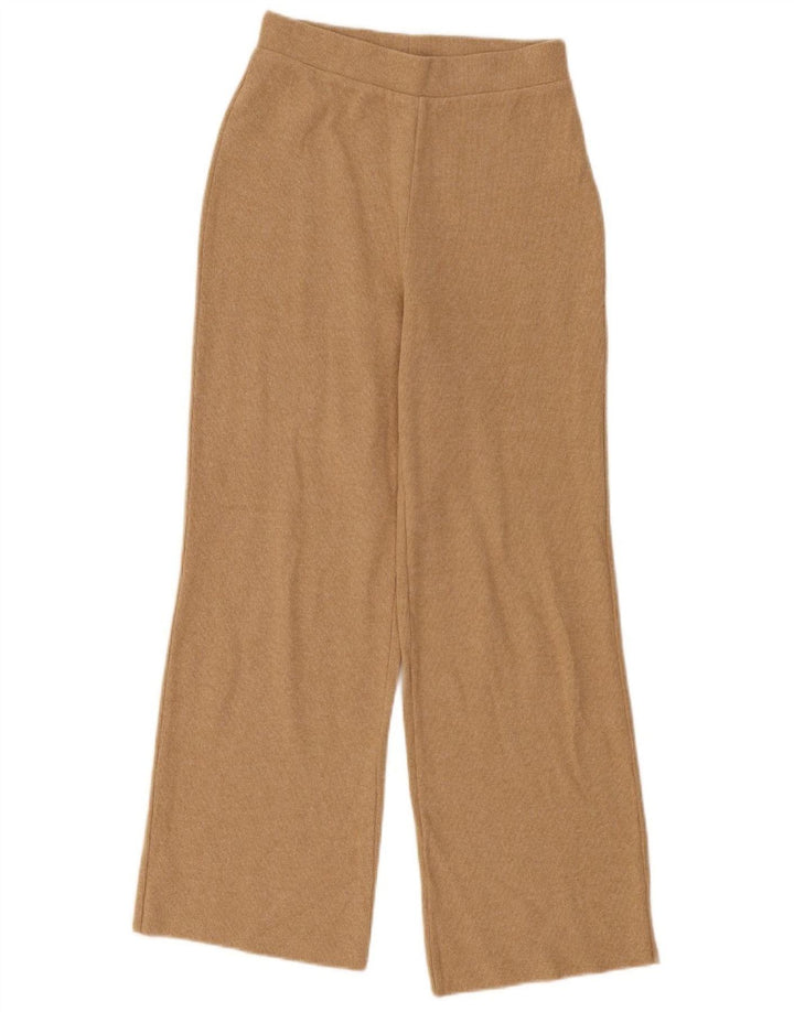 Женские спортивные брюки Zara UK 10, маленькие, бежевые, полиэстер