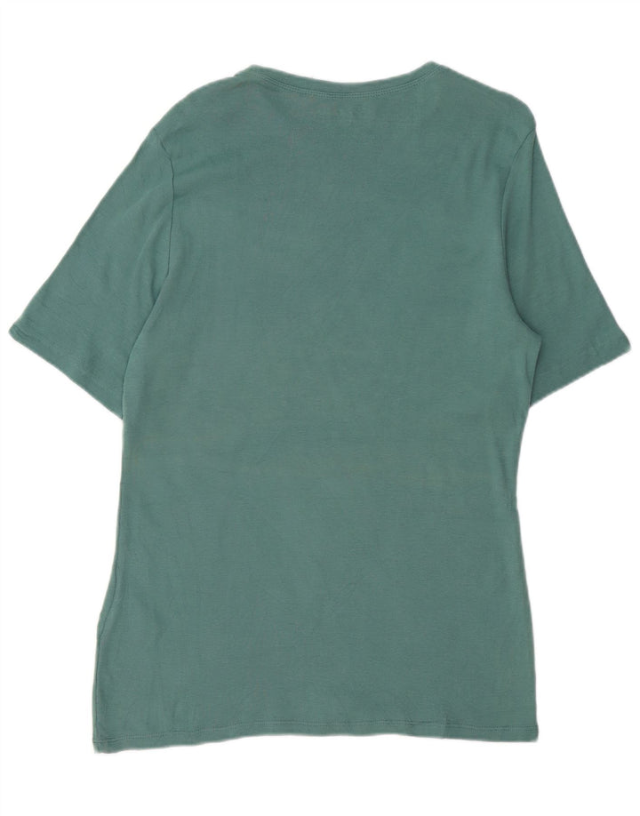 Eddie Bauer Mens Tall T-Shirt Top Large Green Cotton