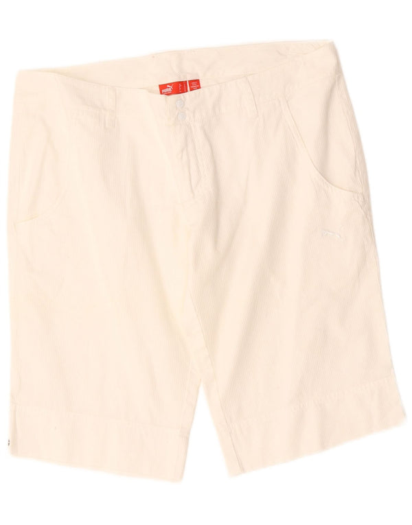 Damskie spodenki Puma UK 12 Medium W34 Białe prążki