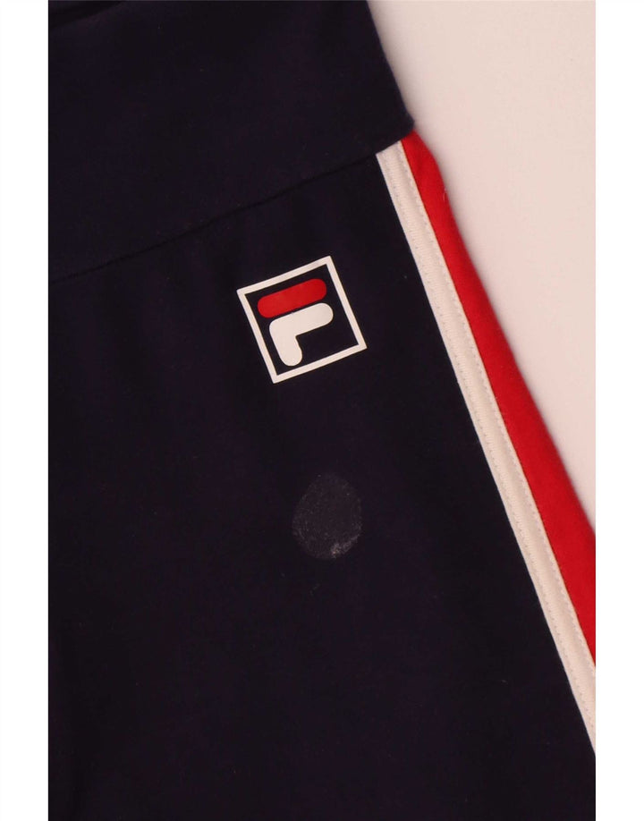 Leggings Fila da donna UK 10 Small Blu Navy Colorblock