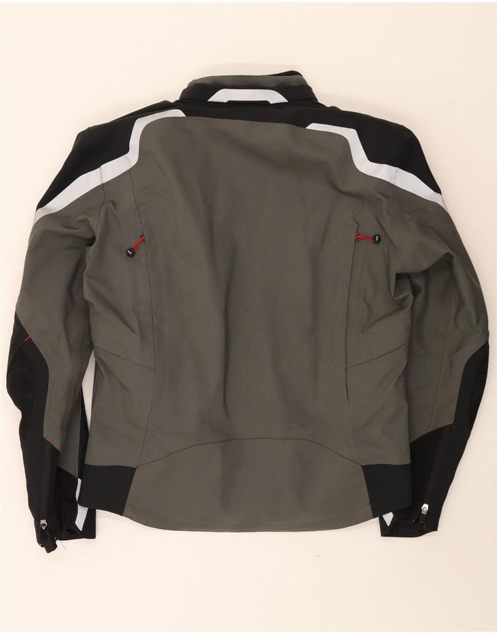 BMW Motorrad Mens Racer Jacket IT 50 Large Grey Colourblock Polyamide