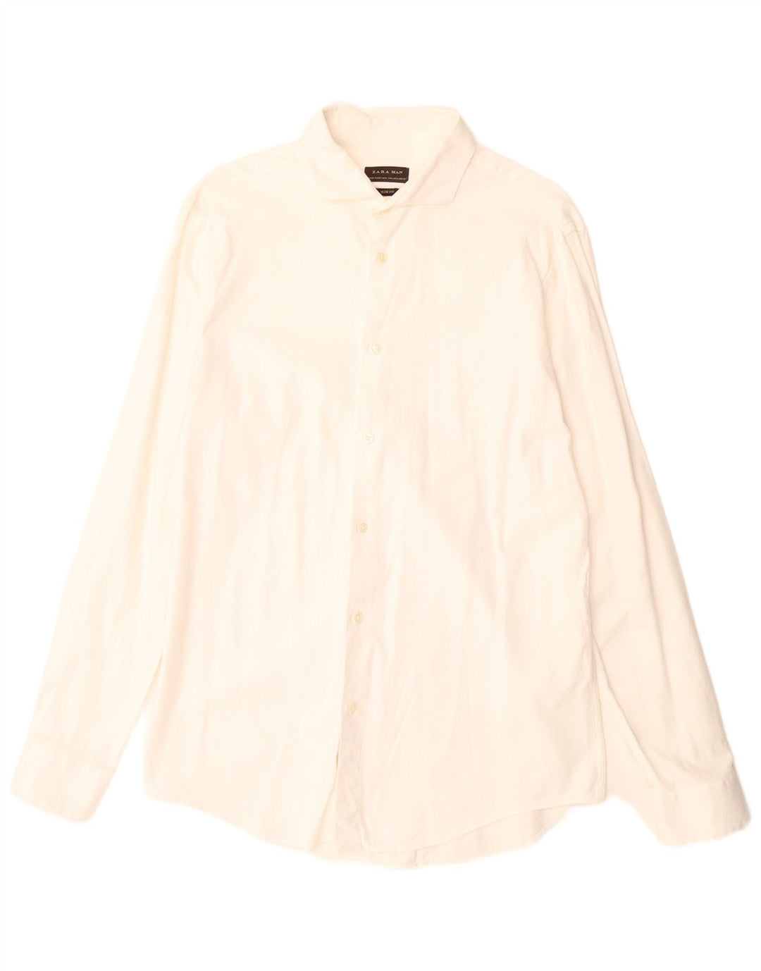 Zara Chemise Slim Fit Homme Blanc